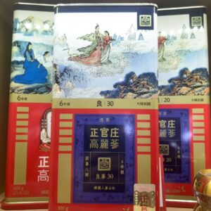 正官庄高丽参600克20支良字，高丽参界天花板